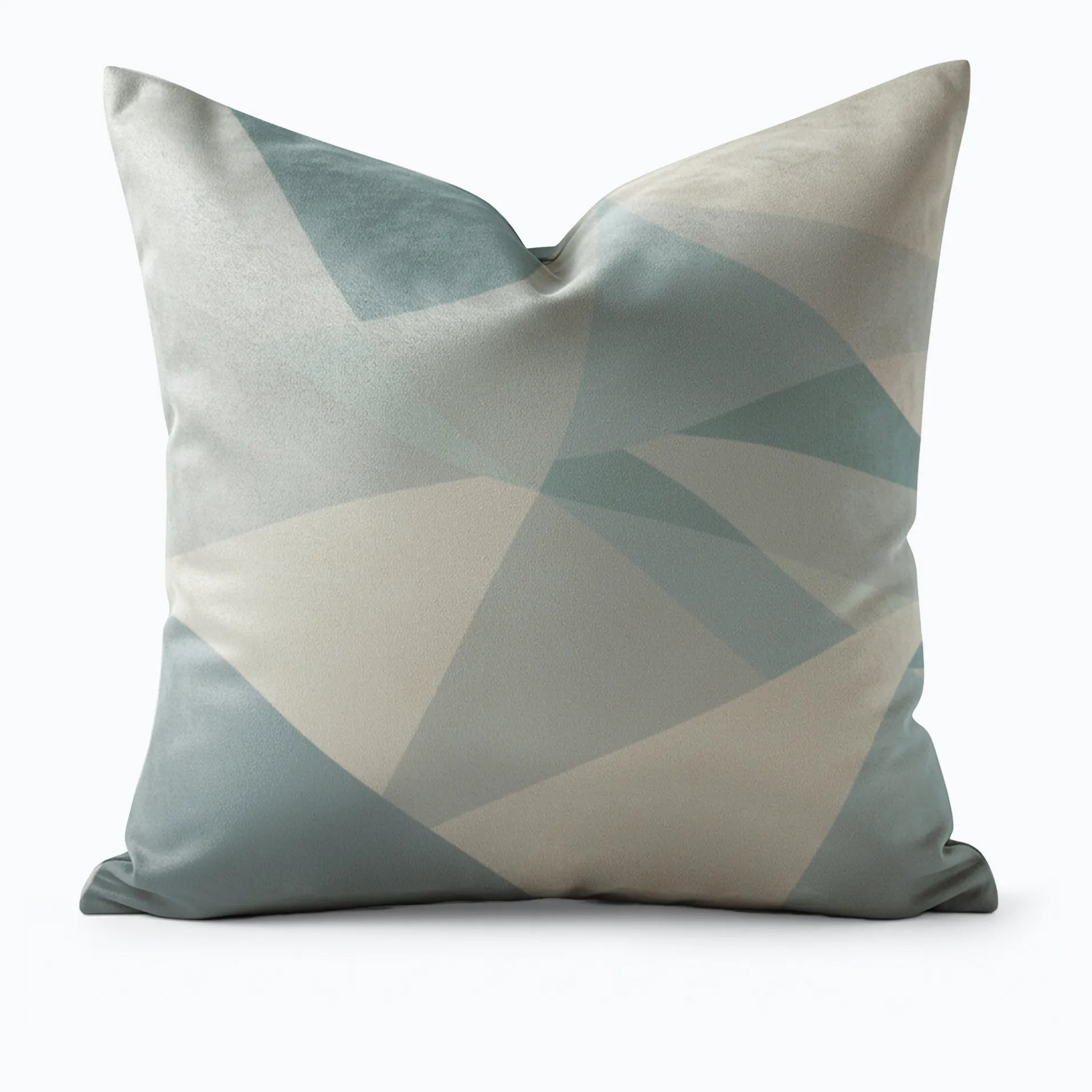 Mist Reverie Mosaic Throw Pillow