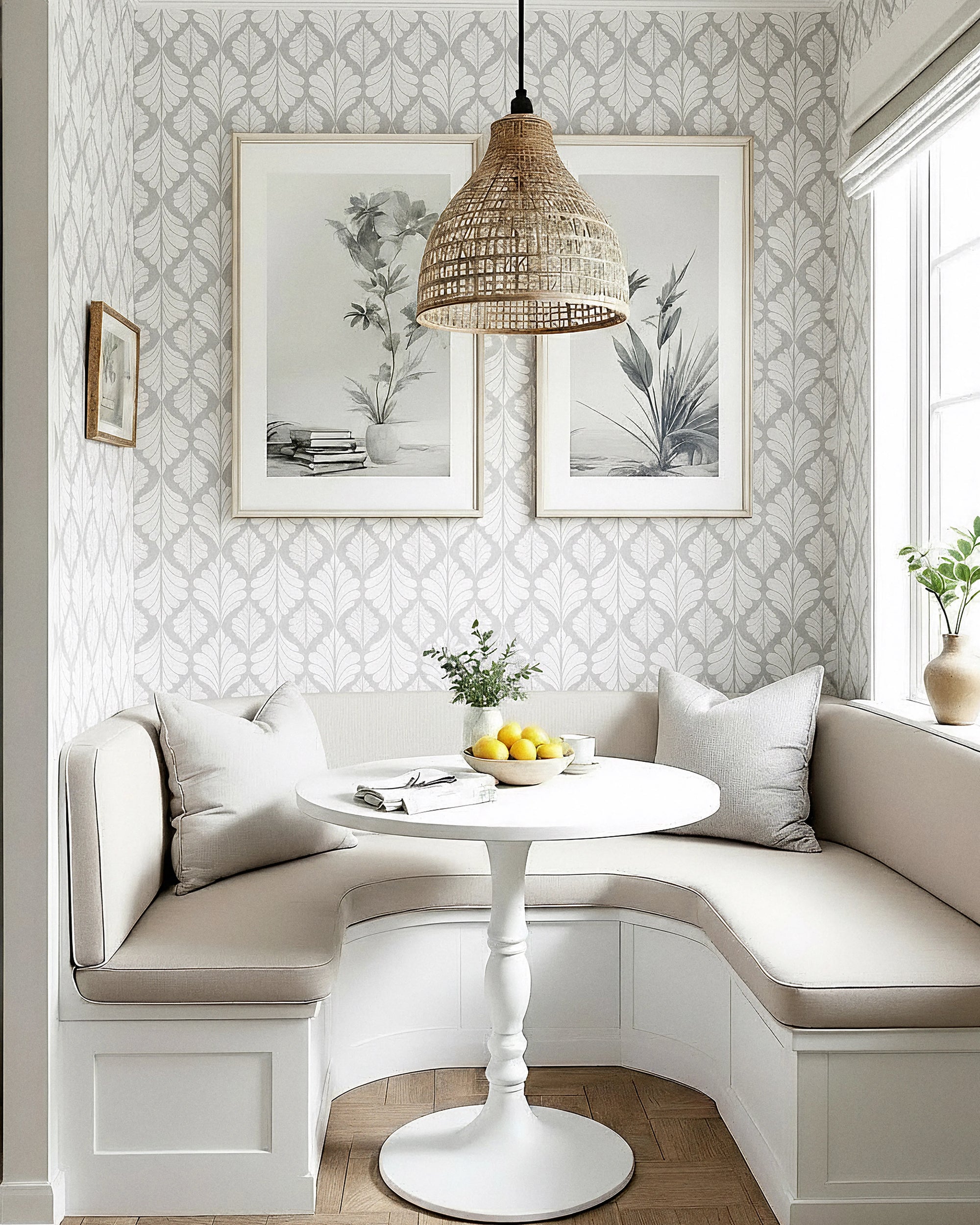 Modern Deco Plume Wallpaper