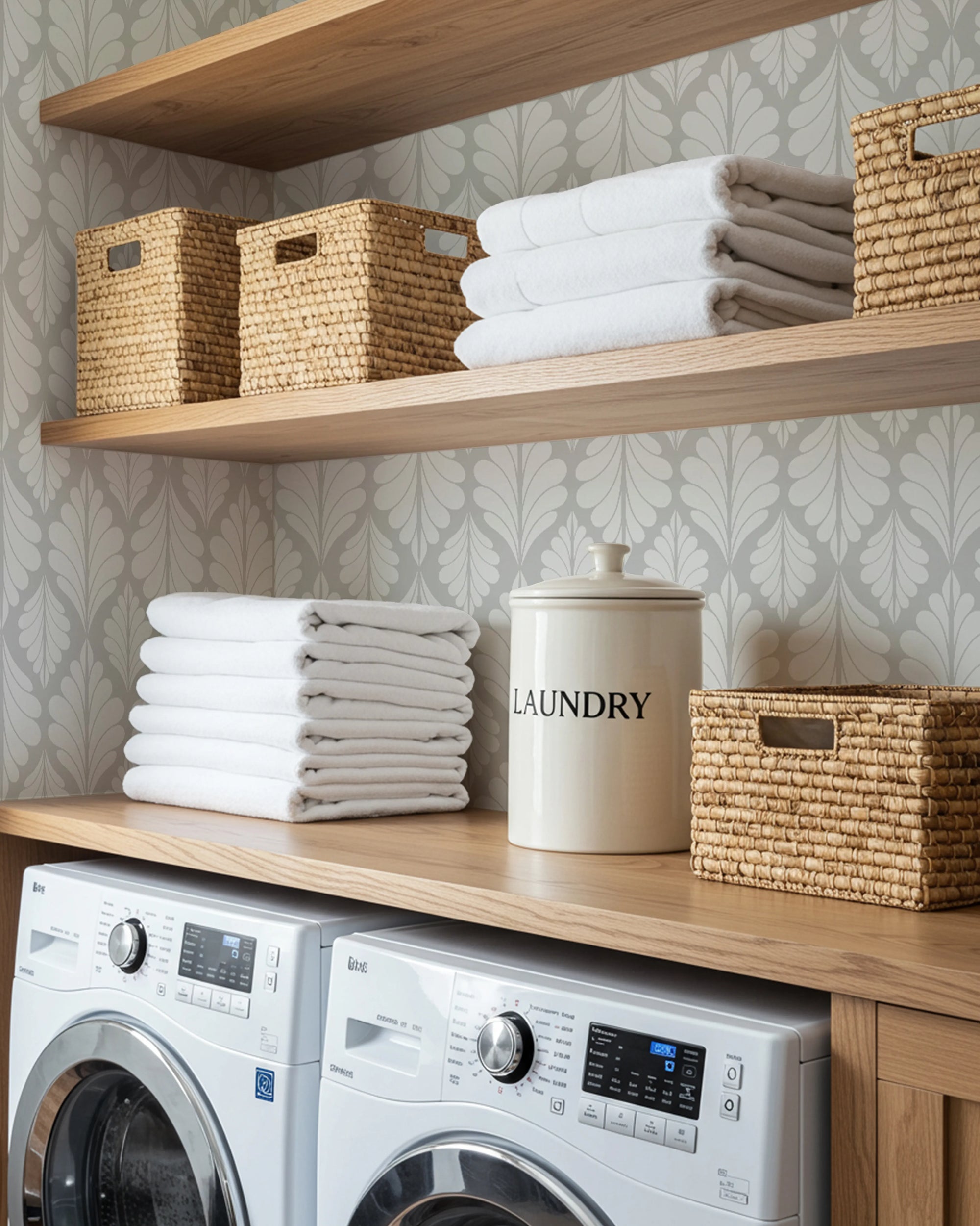 Modern Deco Plume Wallpaper