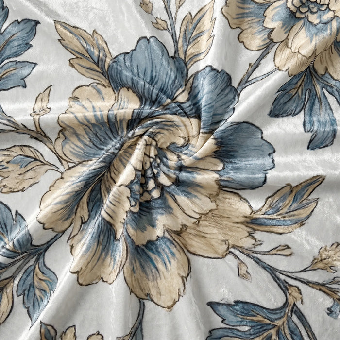 Château Bloom Throw Pillow fabric