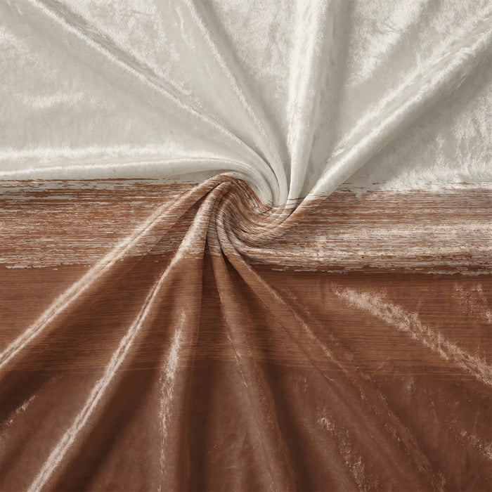 Rustic Brushstroke Ombre Throw Pillow fabric