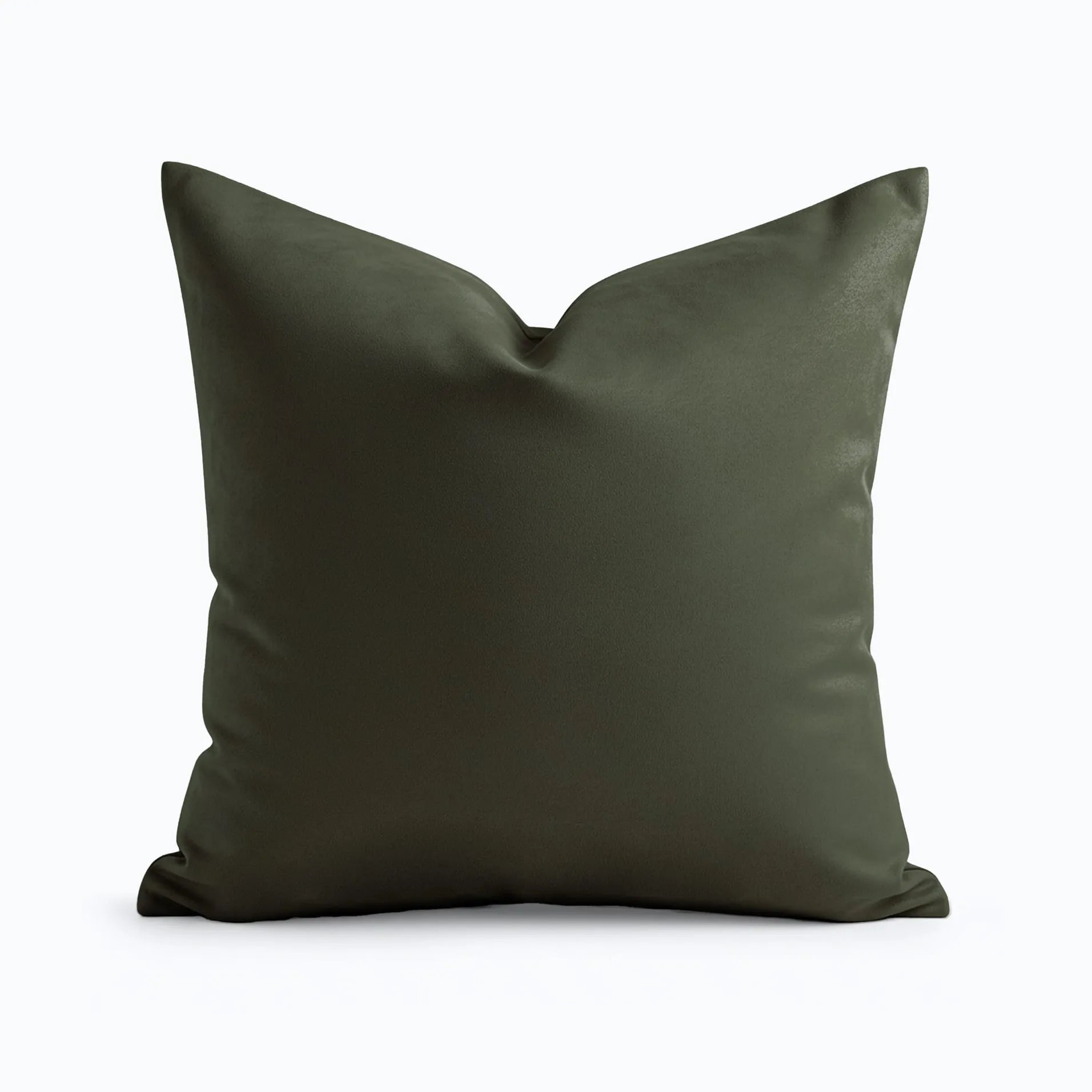 Olive Green Buffalo Bunny throw pillow  