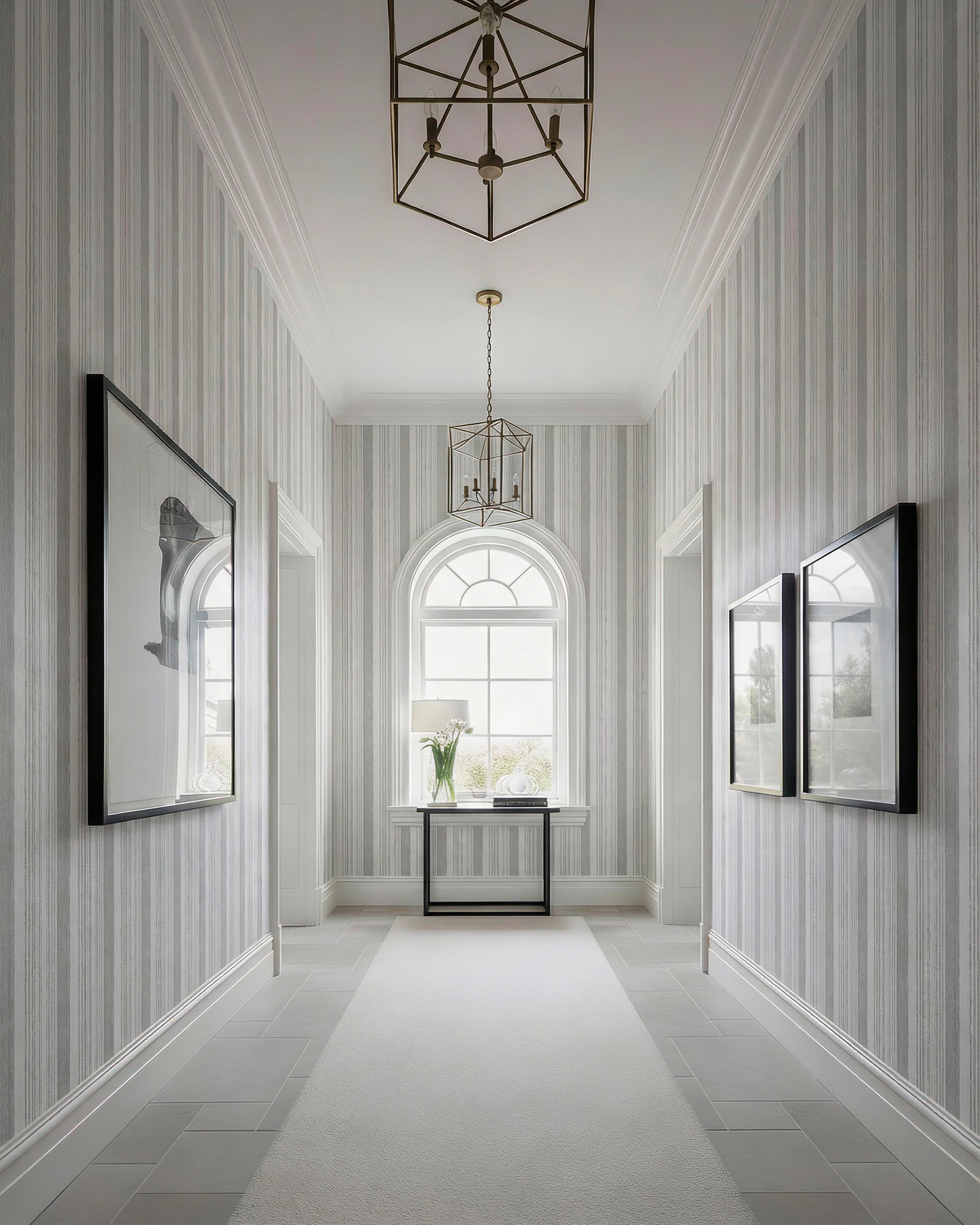 Mist Column Stripe Wallpaper – Buffalo Bunny