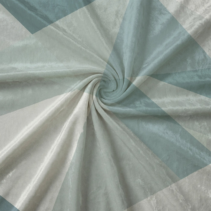Mist Reverie Mosaic Throw Pillow fabric