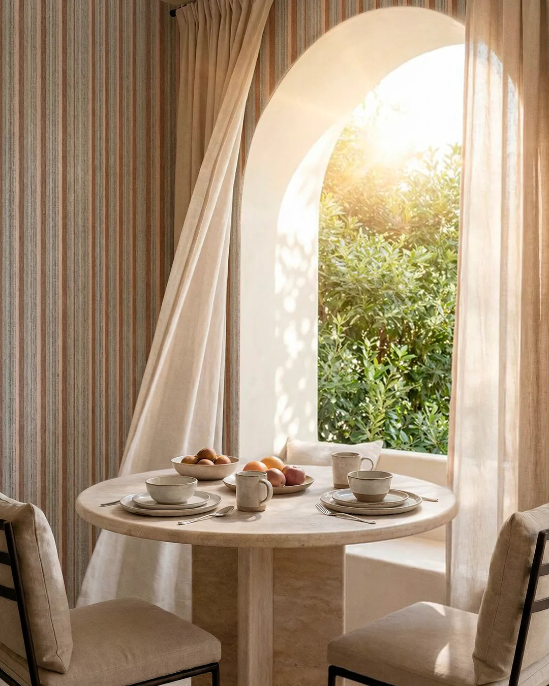 Sierra Pinstripe Wallpaper