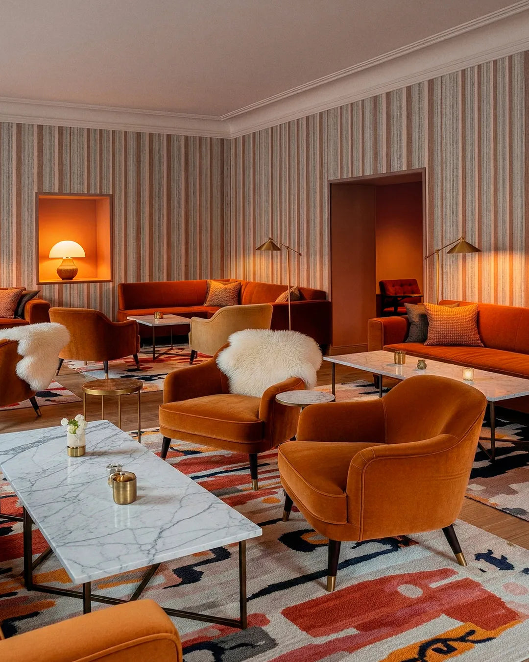 Sierra Pinstripe Wallpaper