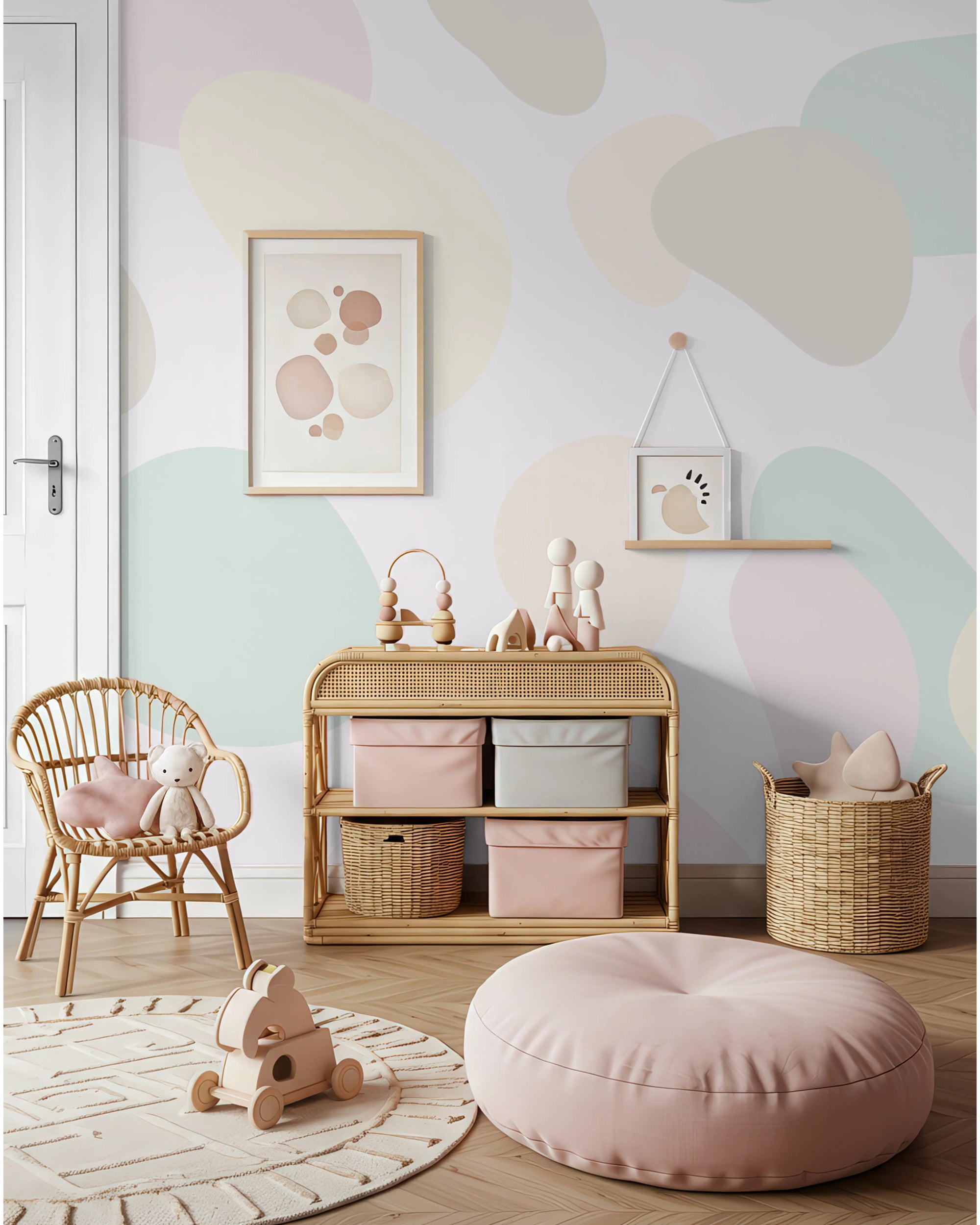 Pastel Terrazzo Wallpaper Mural