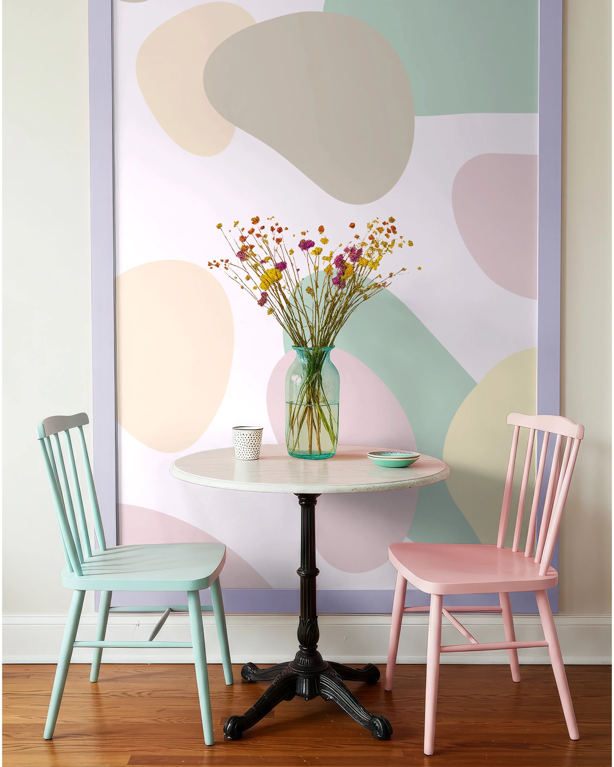 Pastel Terrazzo Wallpaper Mural