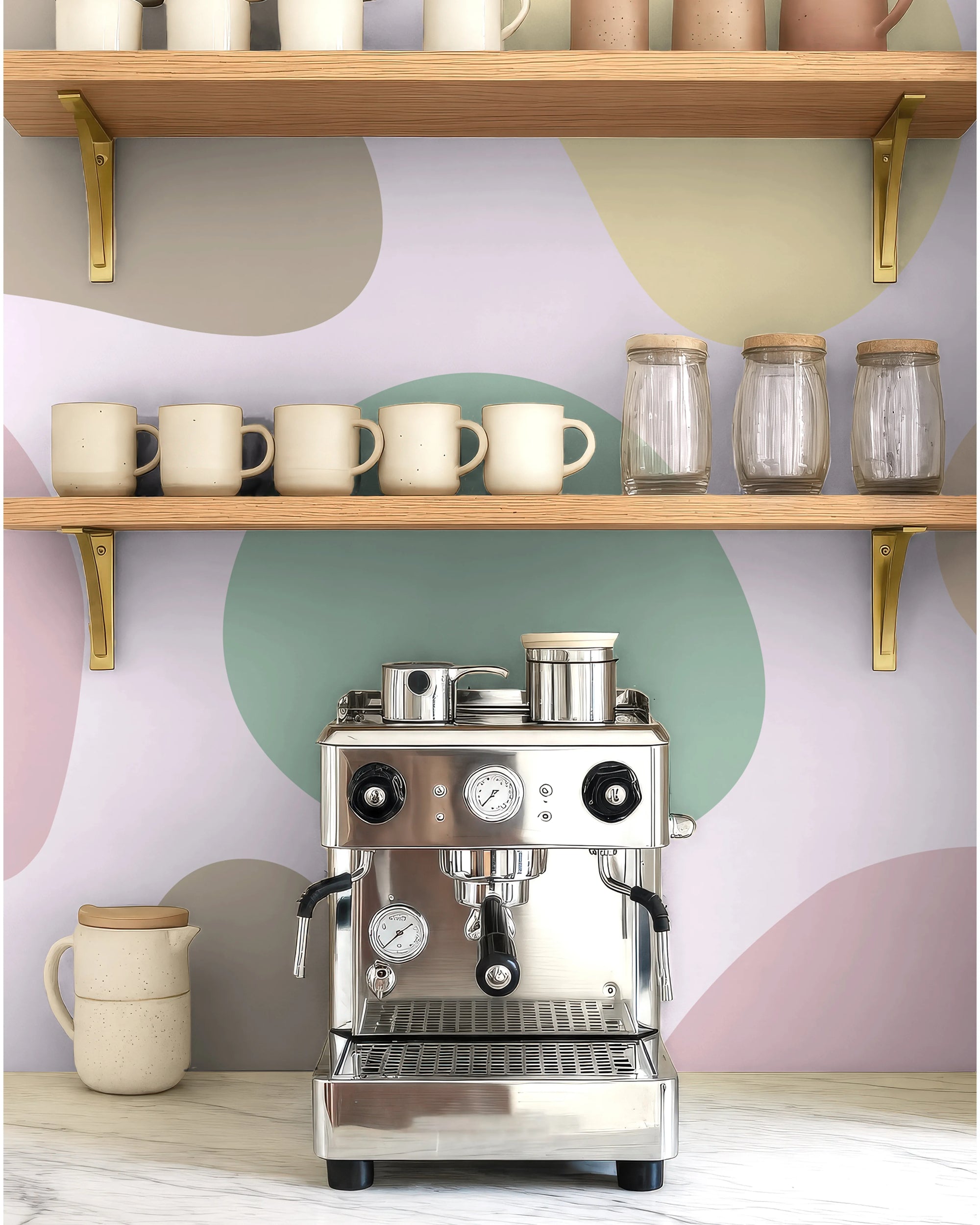 Pastel Terrazzo Wallpaper Mural