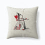 Queen of Hearts Wonderland Throw Pillow