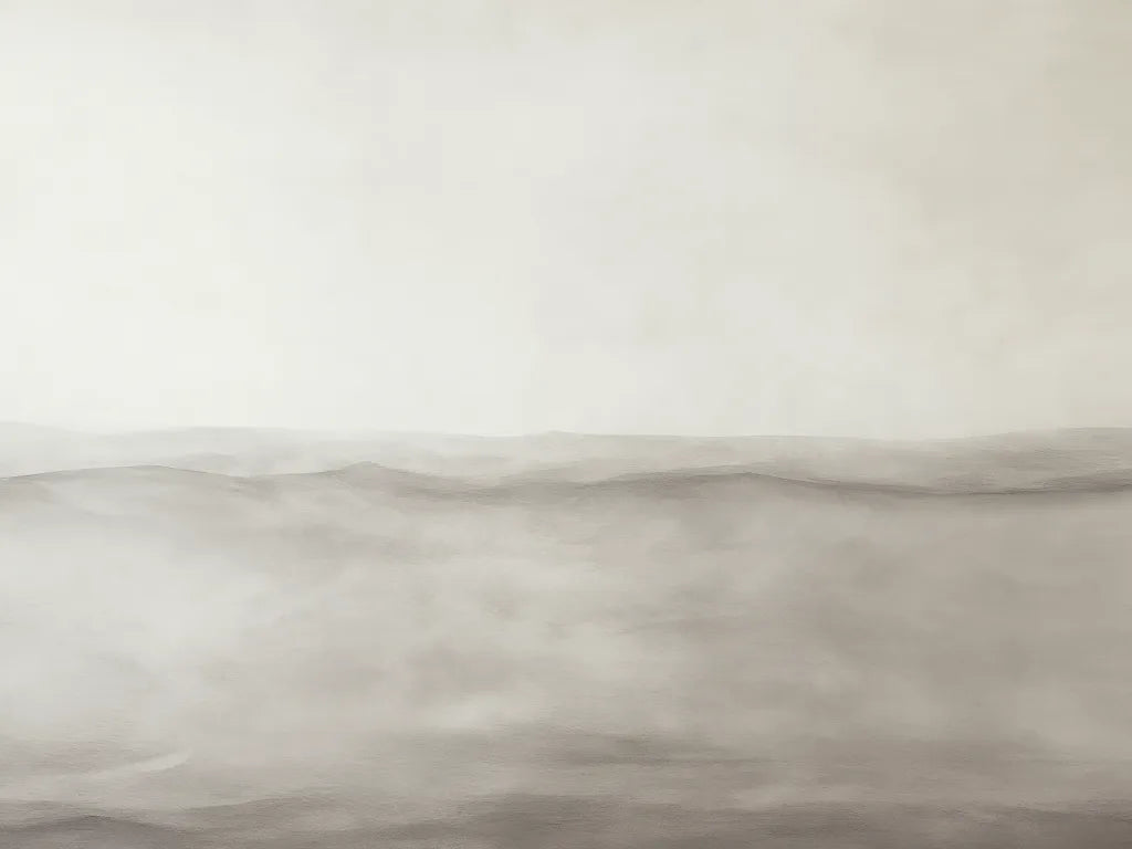 Papier peint mural Brume et montagne