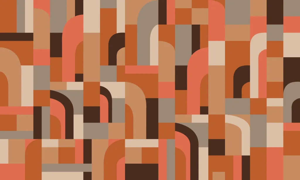 Arch Maze Terracotta pattern
